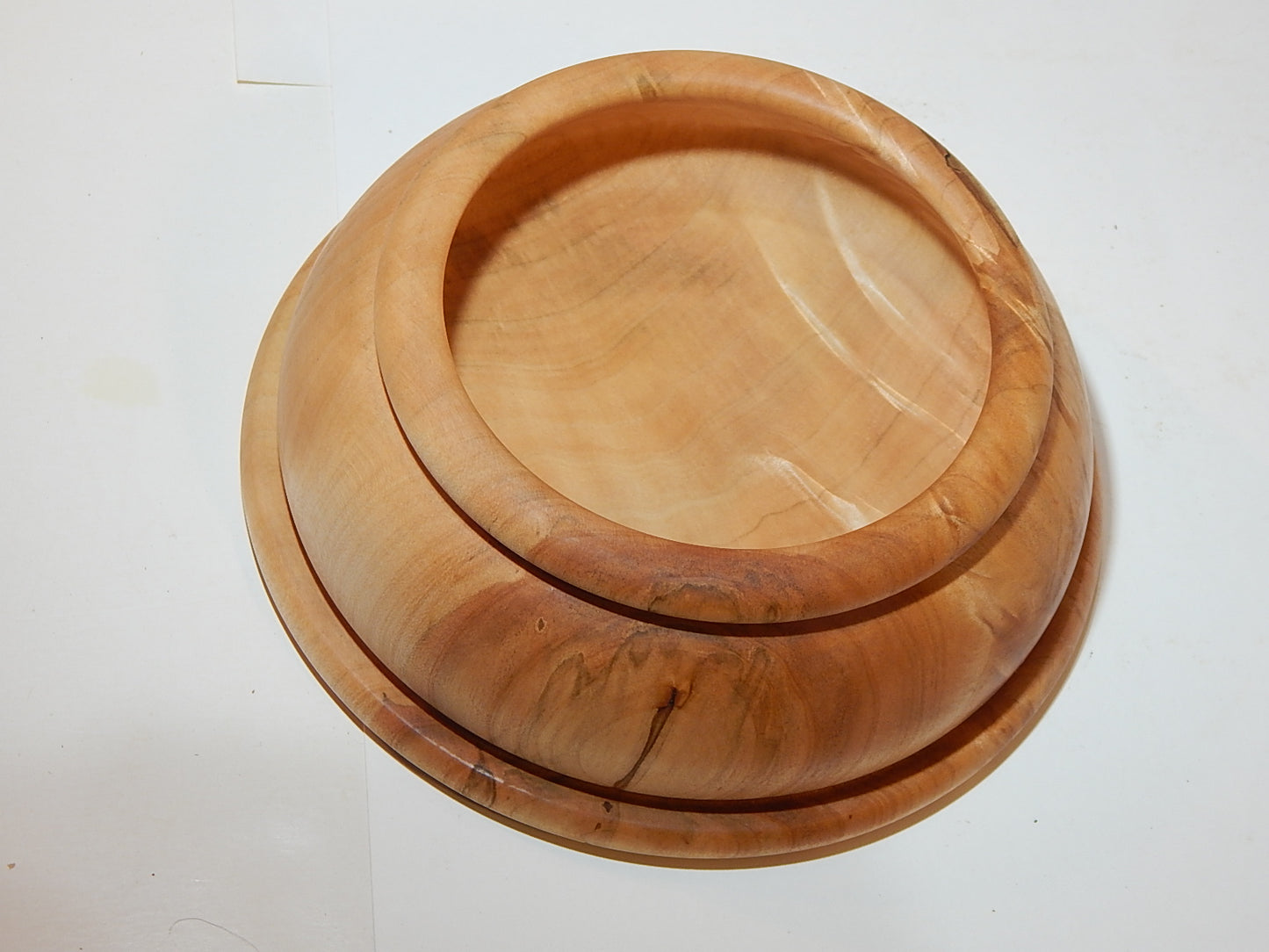 Maple Bowl, Handmade Lathe Turned Box, Artisan Crafted