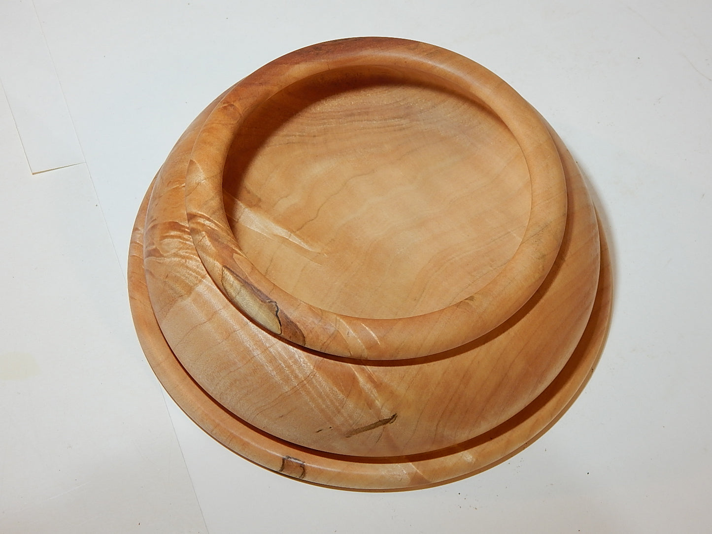 Maple Bowl, Handmade Lathe Turned Box, Artisan Crafted