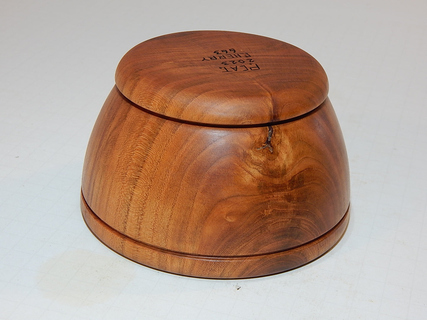 Cherry Bowl, Handmade Lathe Turned, Artisan Crafted