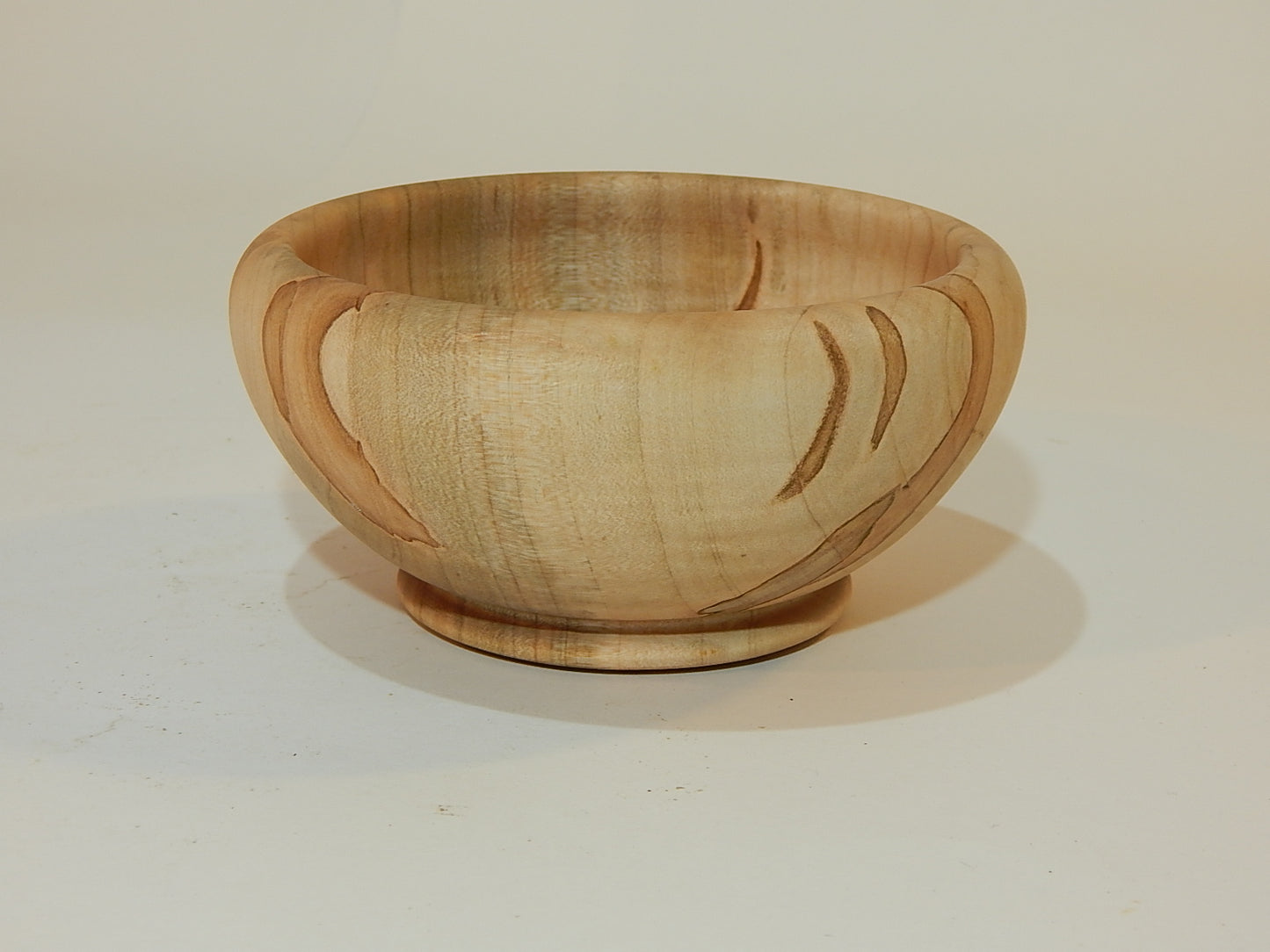 Maple Bowl, Handmade Lathe Turned Box, Artisan Crafted