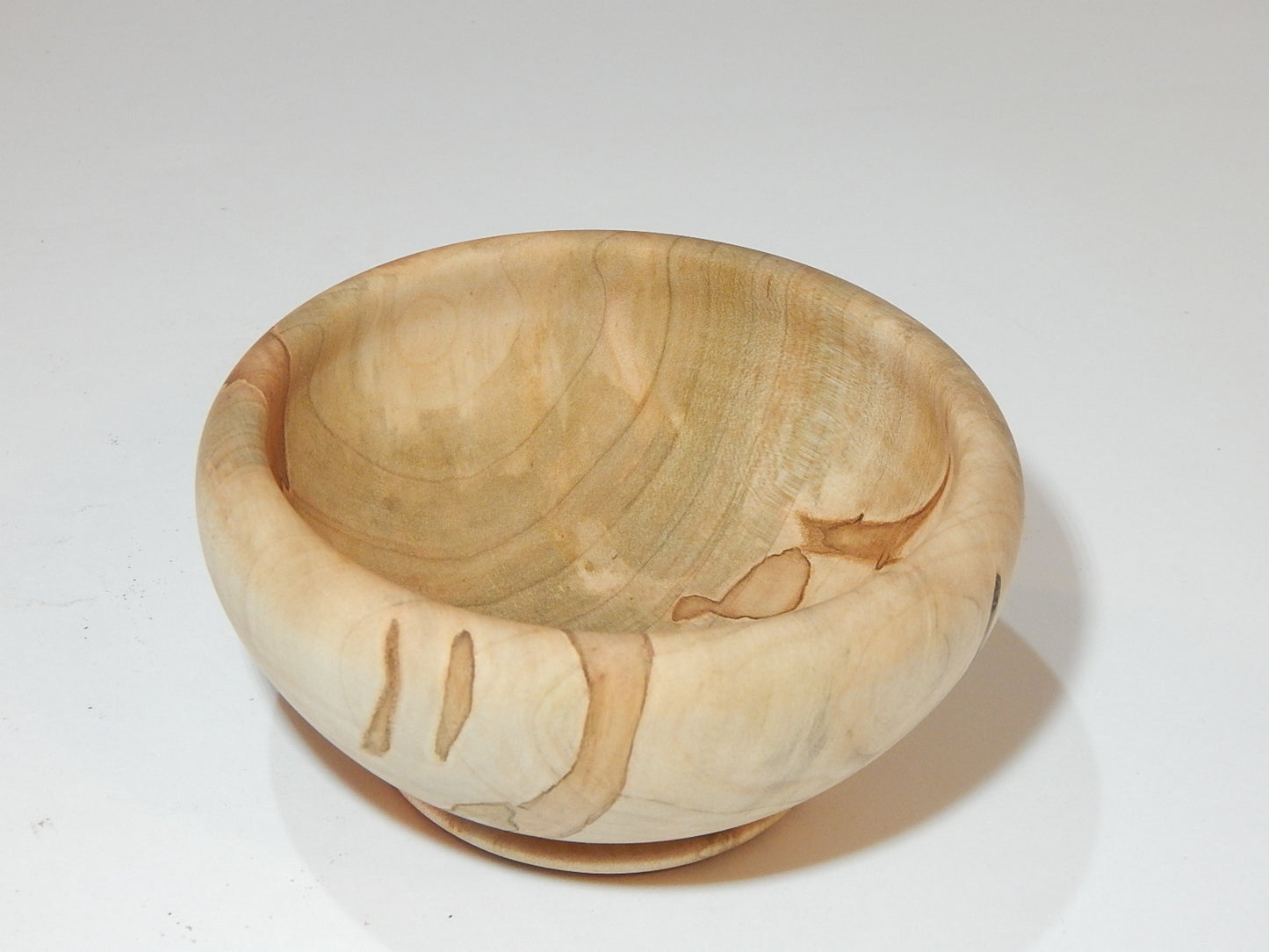Maple Bowl, Handmade Lathe Turned Box, Artisan Crafted