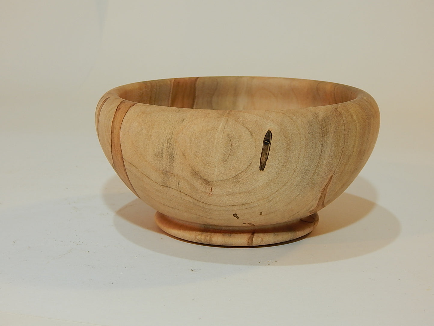 Maple Bowl, Handmade Lathe Turned Box, Artisan Crafted