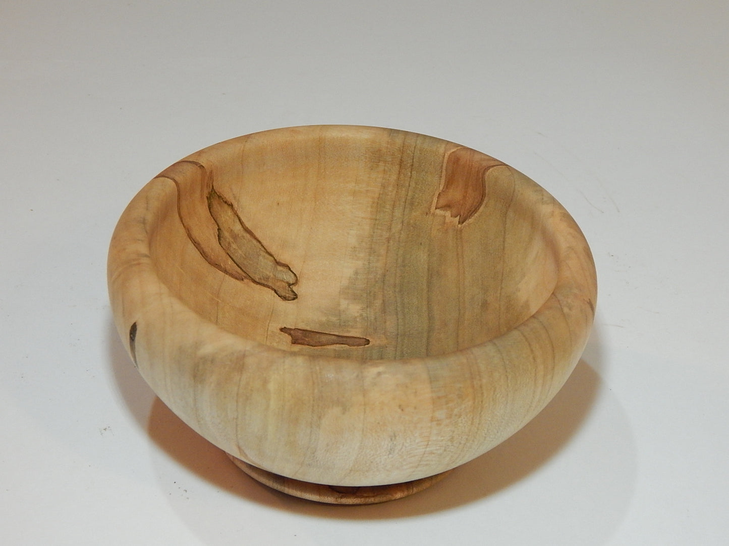 Maple Bowl, Handmade Lathe Turned Box, Artisan Crafted