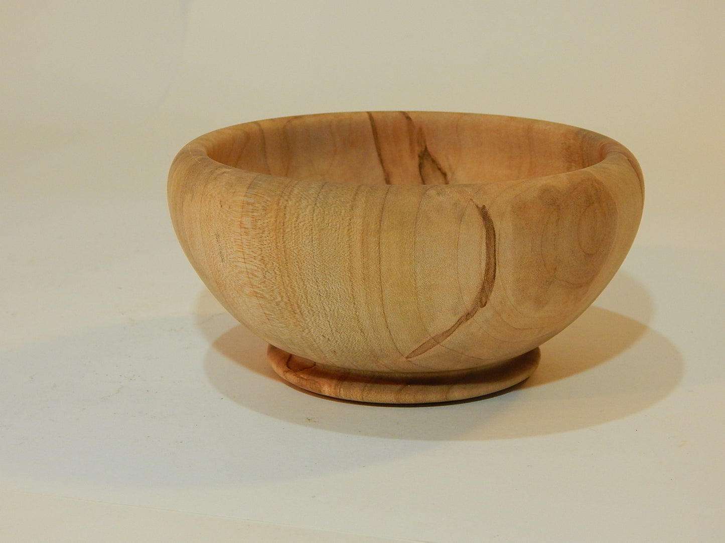 Maple Bowl, Handmade Lathe Turned Box, Artisan Crafted