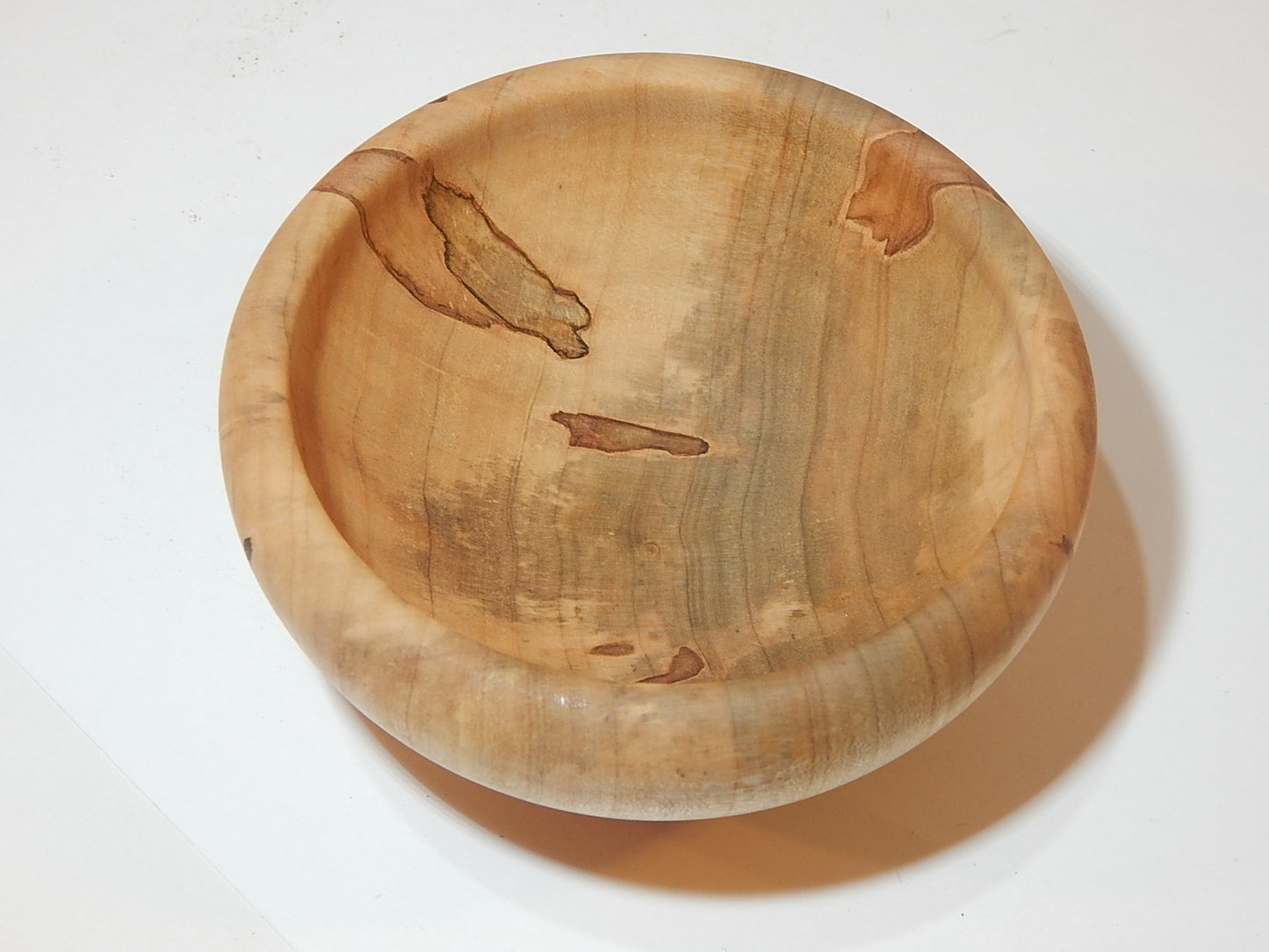 Maple Bowl, Handmade Lathe Turned Box, Artisan Crafted