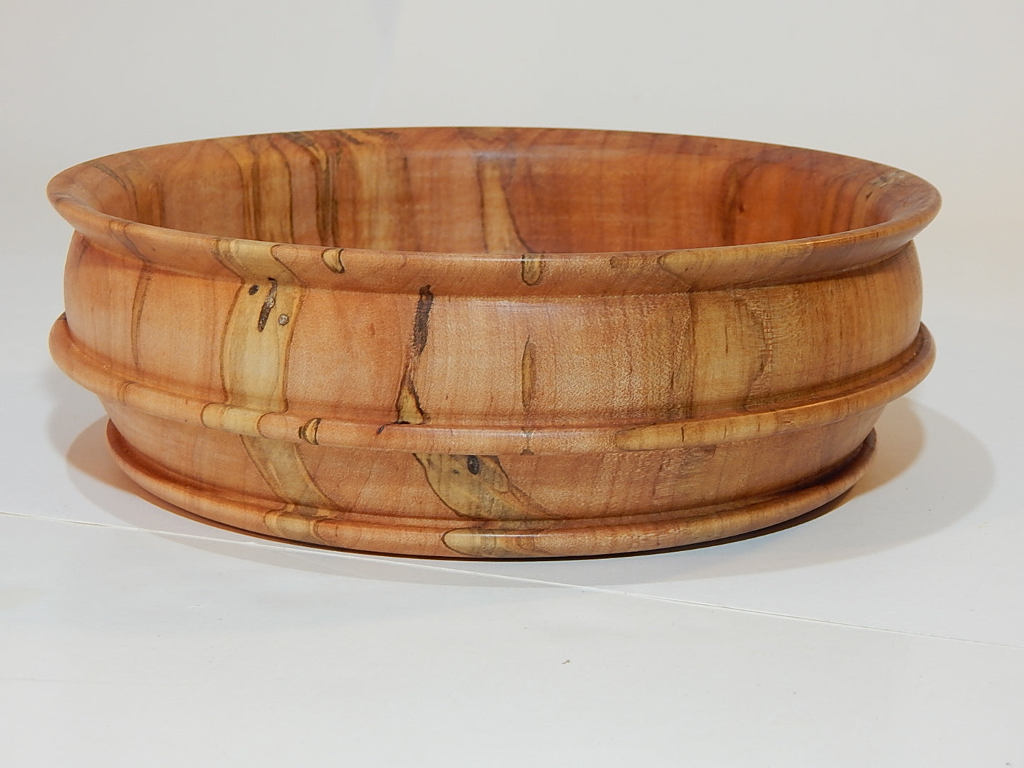 Maple Bowl, Handmade Lathe Turned Box, Artisan Crafted