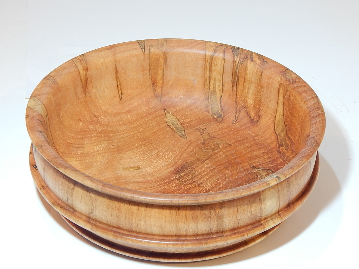 Maple Bowl, Handmade Lathe Turned Box, Artisan Crafted