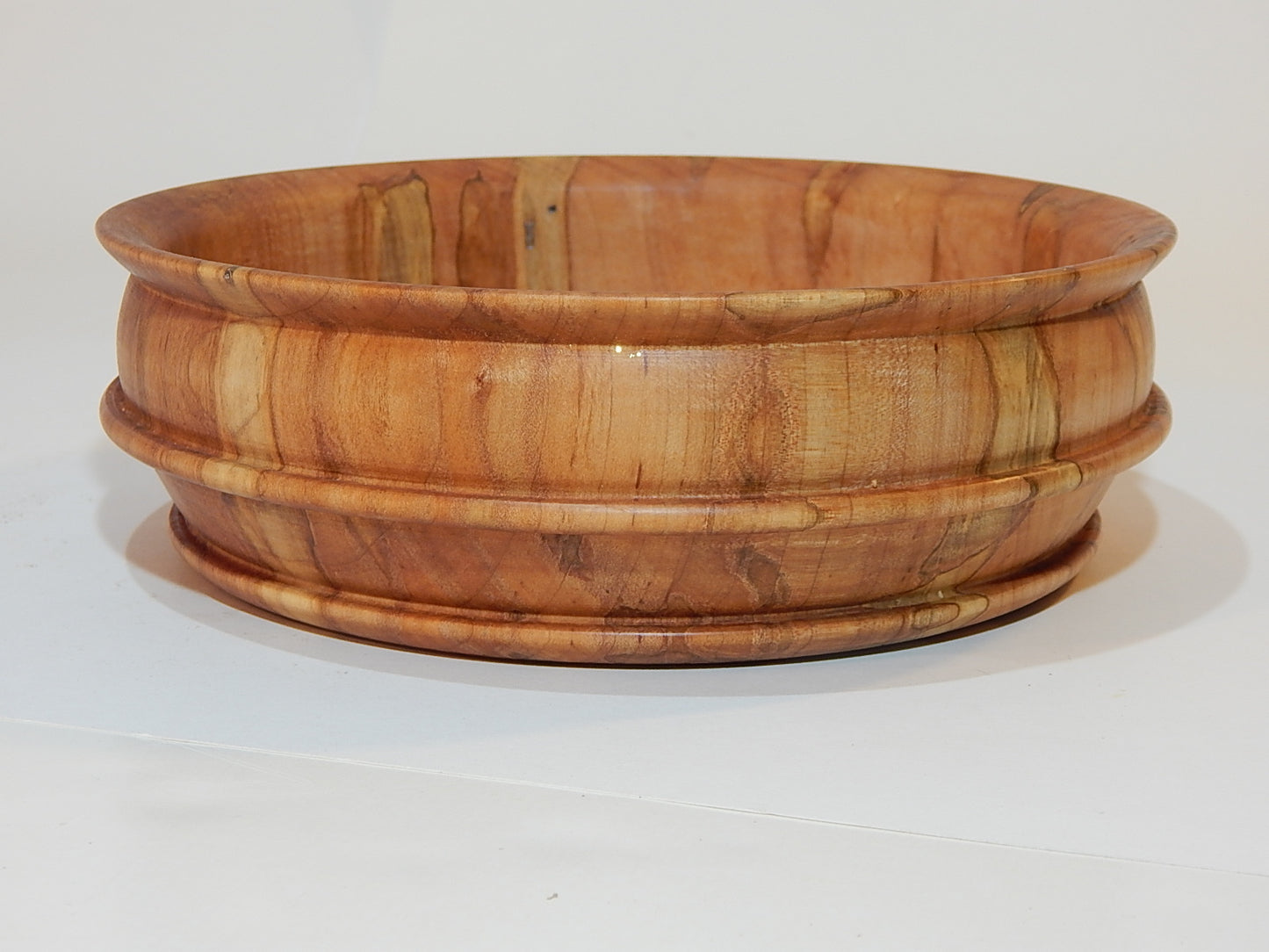 Maple Bowl, Handmade Lathe Turned Box, Artisan Crafted