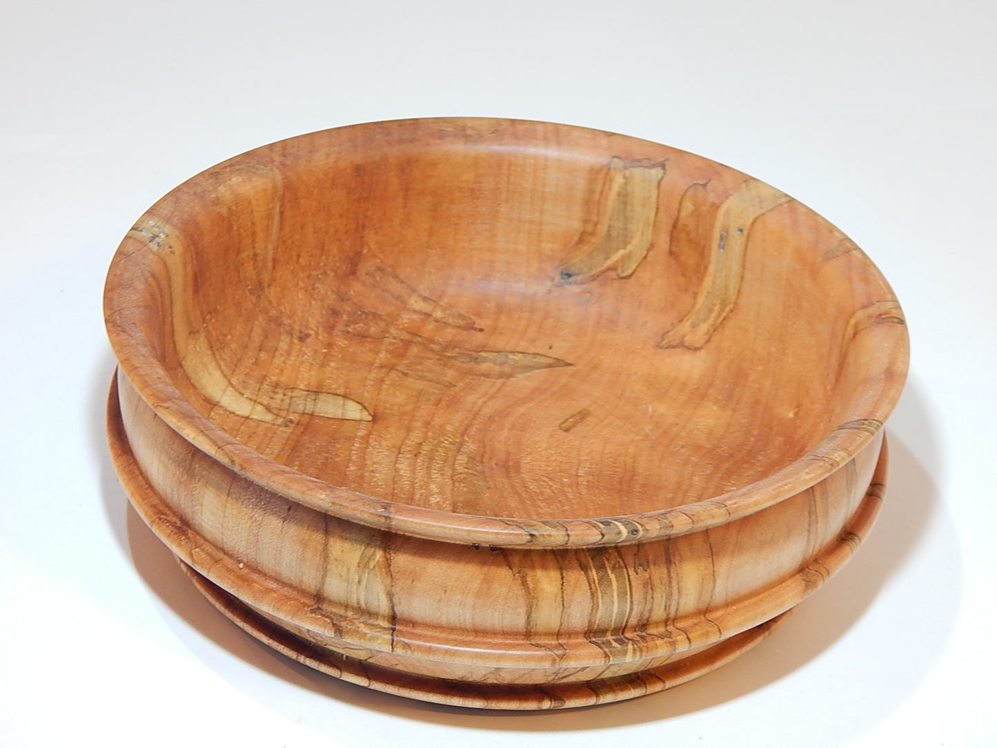 Maple Bowl, Handmade Lathe Turned Box, Artisan Crafted