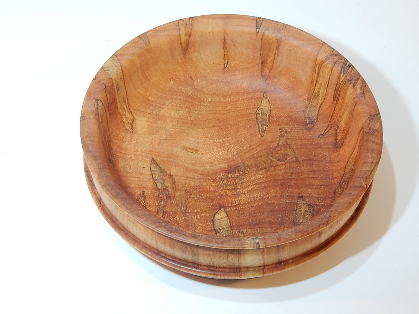 Maple Bowl, Handmade Lathe Turned Box, Artisan Crafted