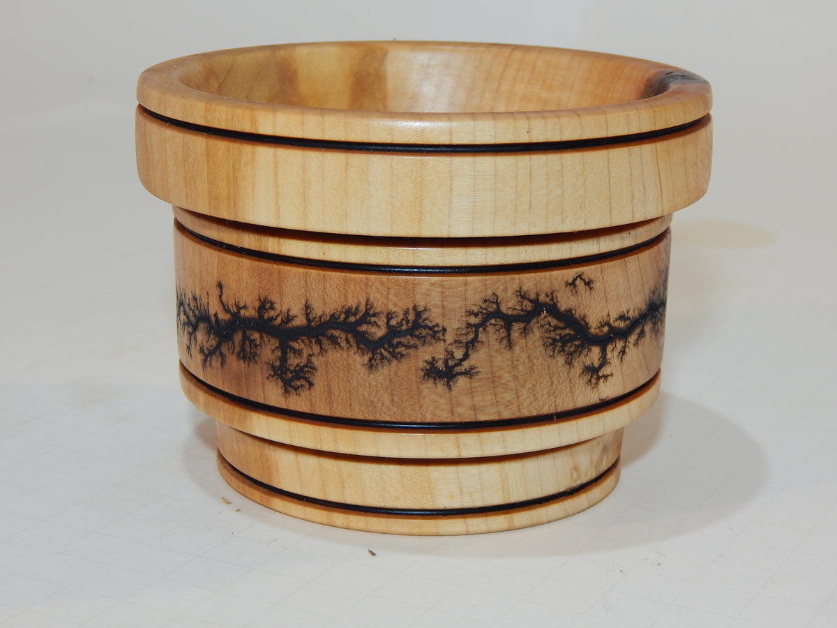 Maple Bowl, Handmade Lathe Turned Box, Artisan Crafted