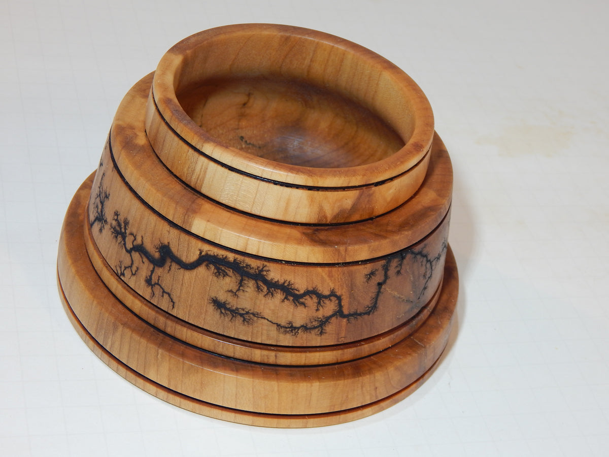 Maple Bowl, Handmade Lathe Turned Box, Artisan Crafted
