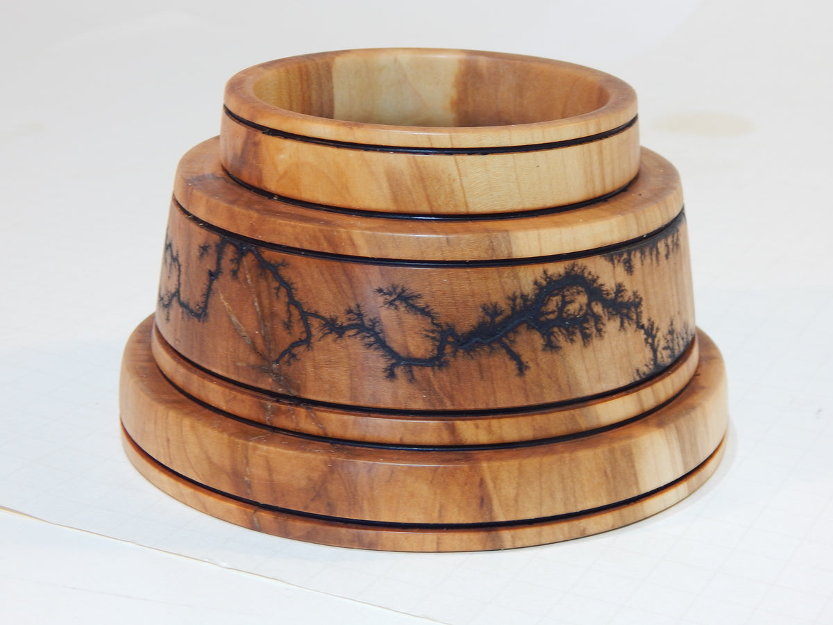 Maple Bowl, Handmade Lathe Turned Box, Artisan Crafted