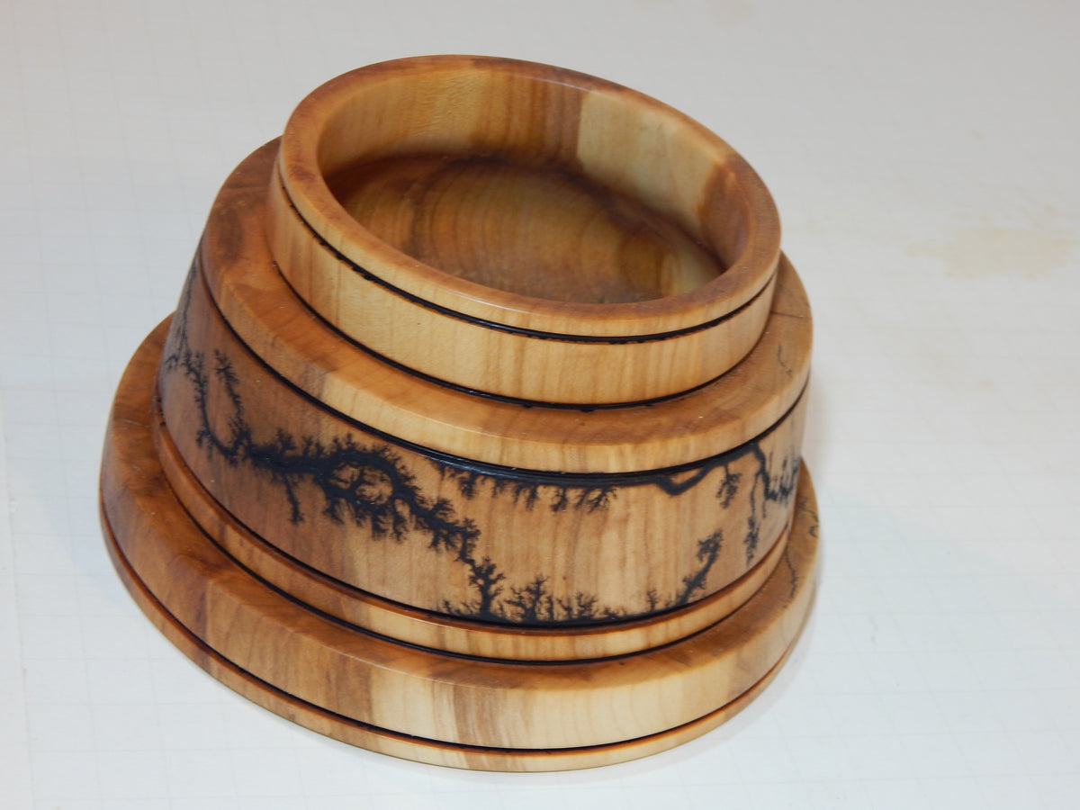 Maple Bowl, Handmade Lathe Turned Box, Artisan Crafted