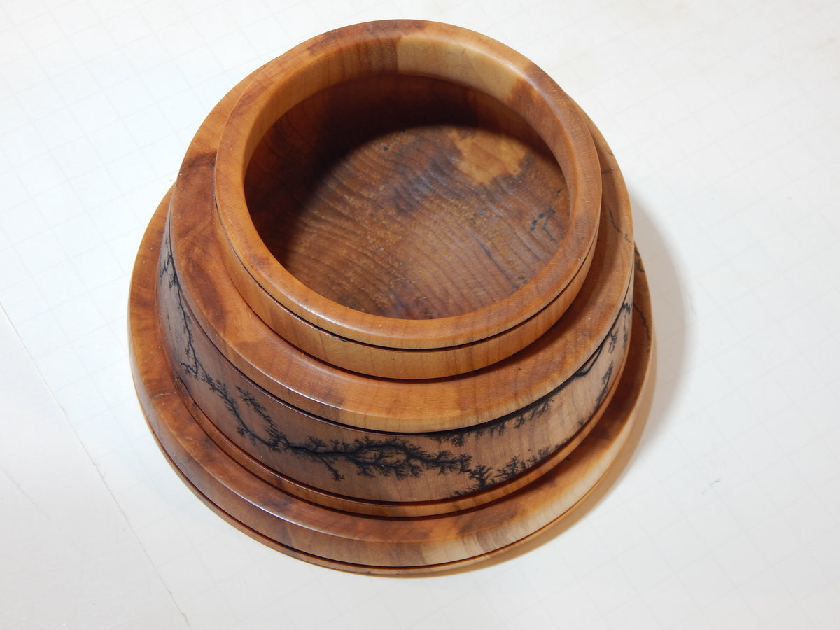 Maple Bowl, Handmade Lathe Turned Box, Artisan Crafted