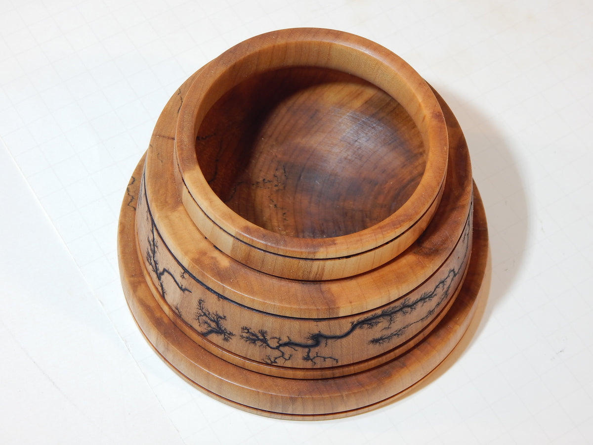 Maple Bowl, Handmade Lathe Turned Box, Artisan Crafted