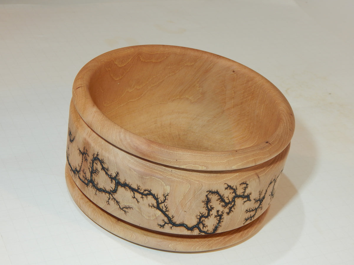 Maple Bowl, Handmade Lathe Turned Box, Artisan Crafted