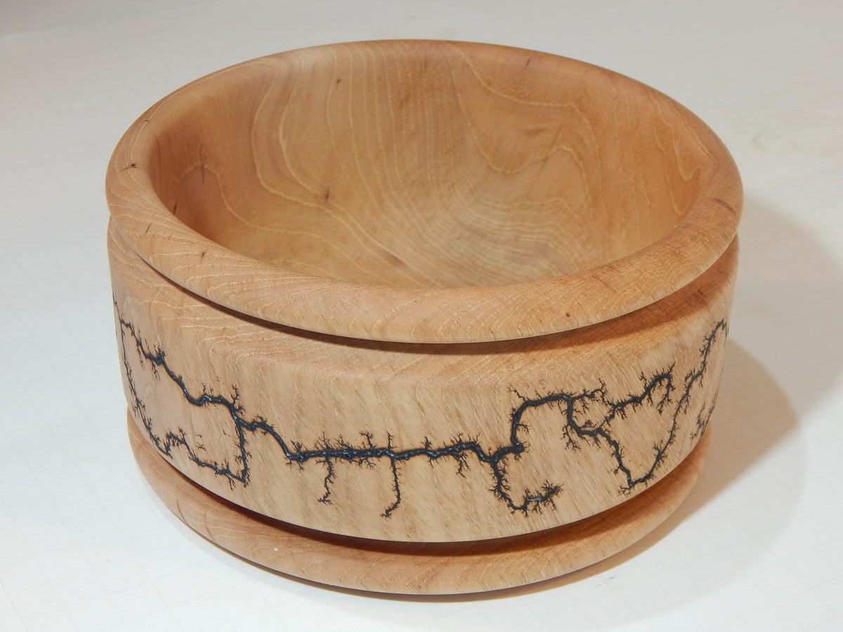 Maple Bowl, Handmade Lathe Turned Box, Artisan Crafted