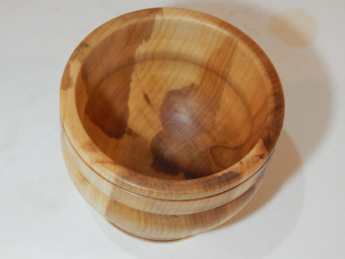 Maple Bowl, Handmade Lathe Turned Box, Artisan Crafted