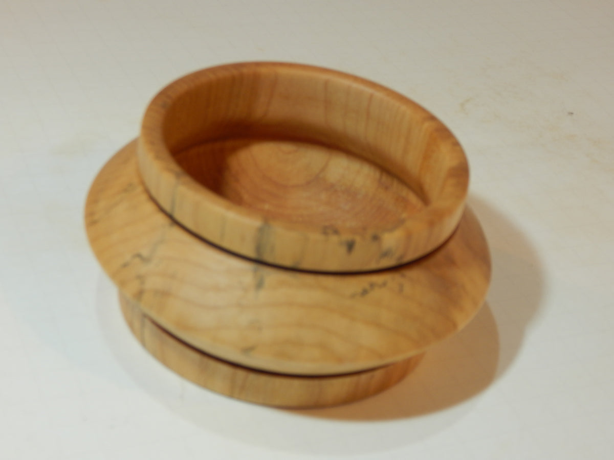 Maple Bowl, Handmade Lathe Turned Box, Artisan Crafted
