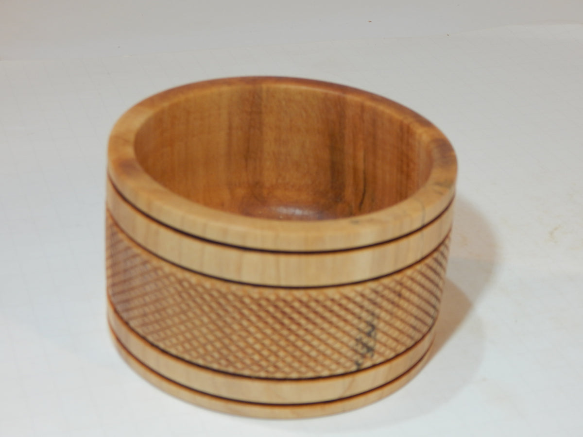 Maple Bowl, Handmade Lathe Turned Box, Artisan Crafted