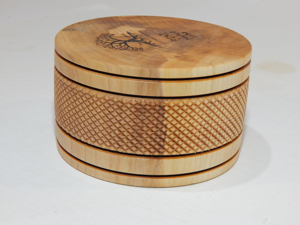 Maple Bowl, Handmade Lathe Turned Box, Artisan Crafted