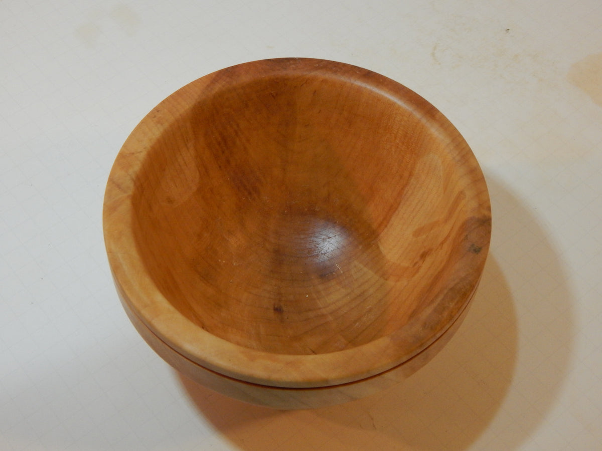 Maple Bowl, Handmade Lathe Turned Box, Artisan Crafted