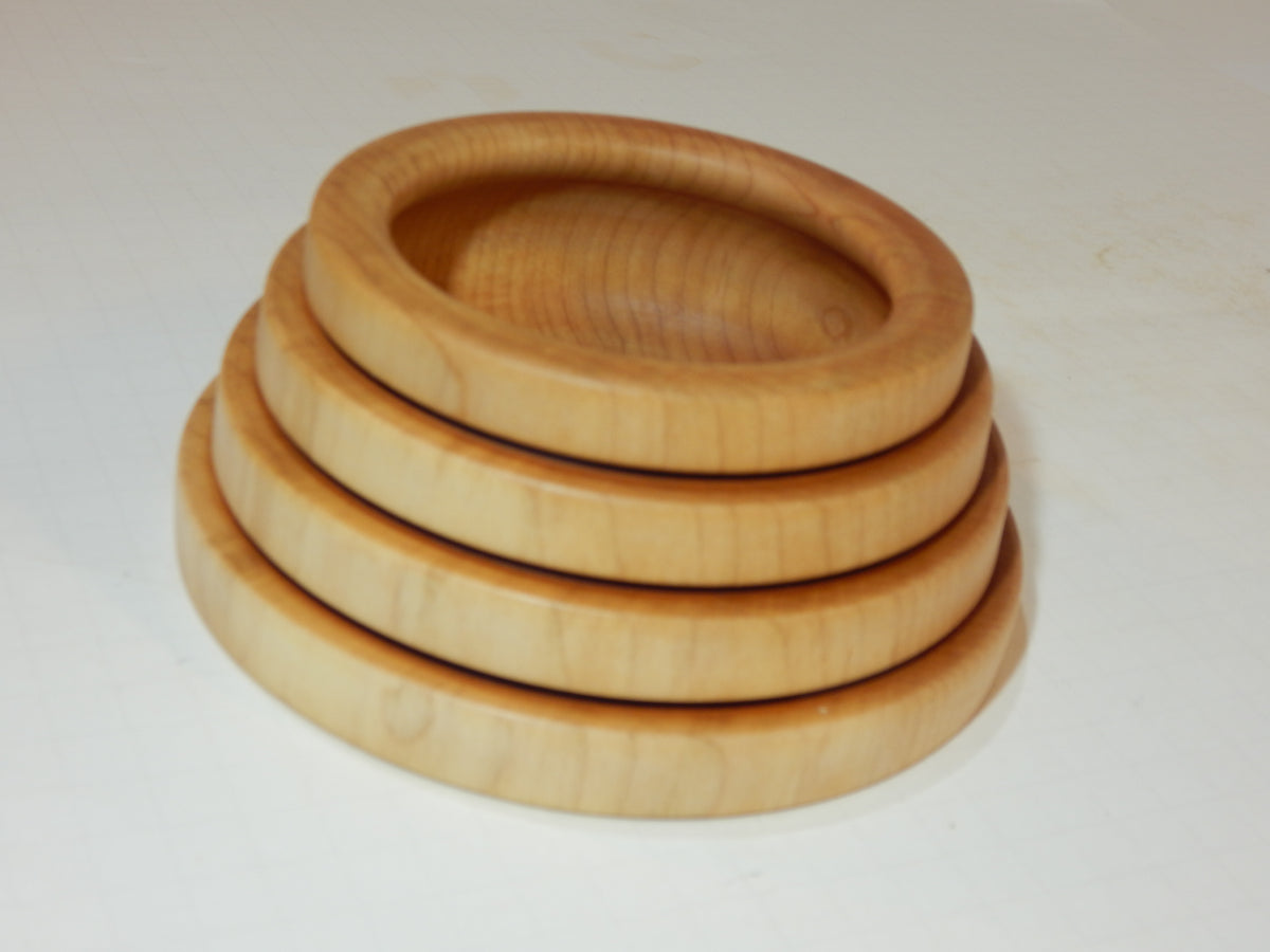 Maple Bowl, Handmade Lathe Turned Box, Artisan Crafted
