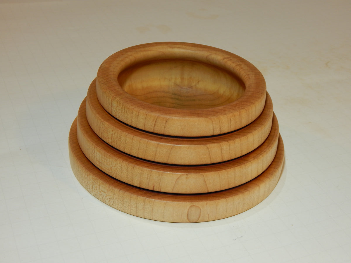 Maple Bowl, Handmade Lathe Turned Box, Artisan Crafted