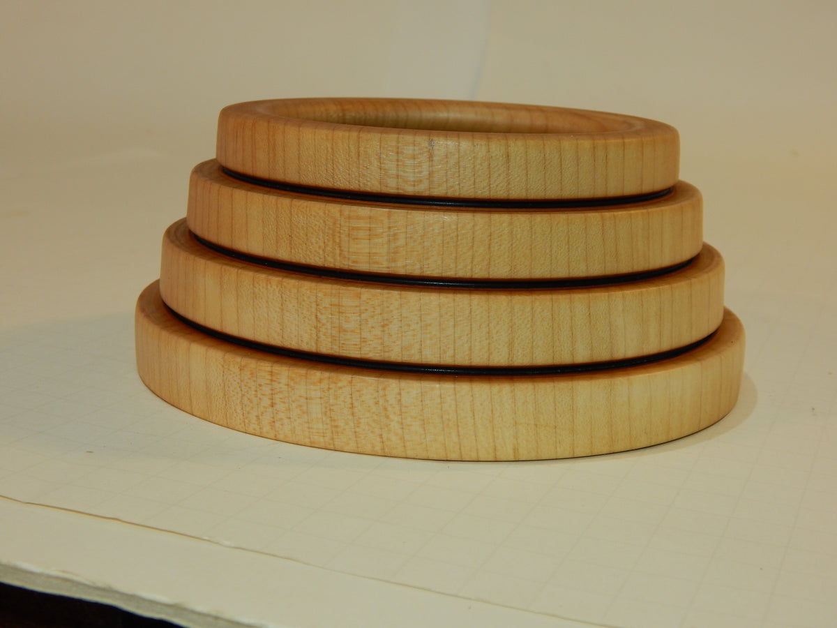 Maple Bowl, Handmade Lathe Turned Box, Artisan Crafted