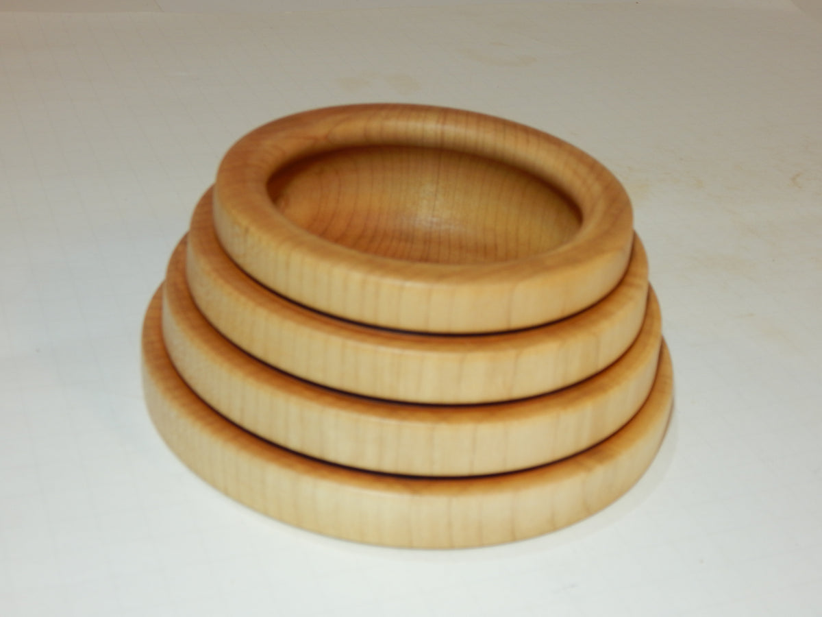 Maple Bowl, Handmade Lathe Turned Box, Artisan Crafted