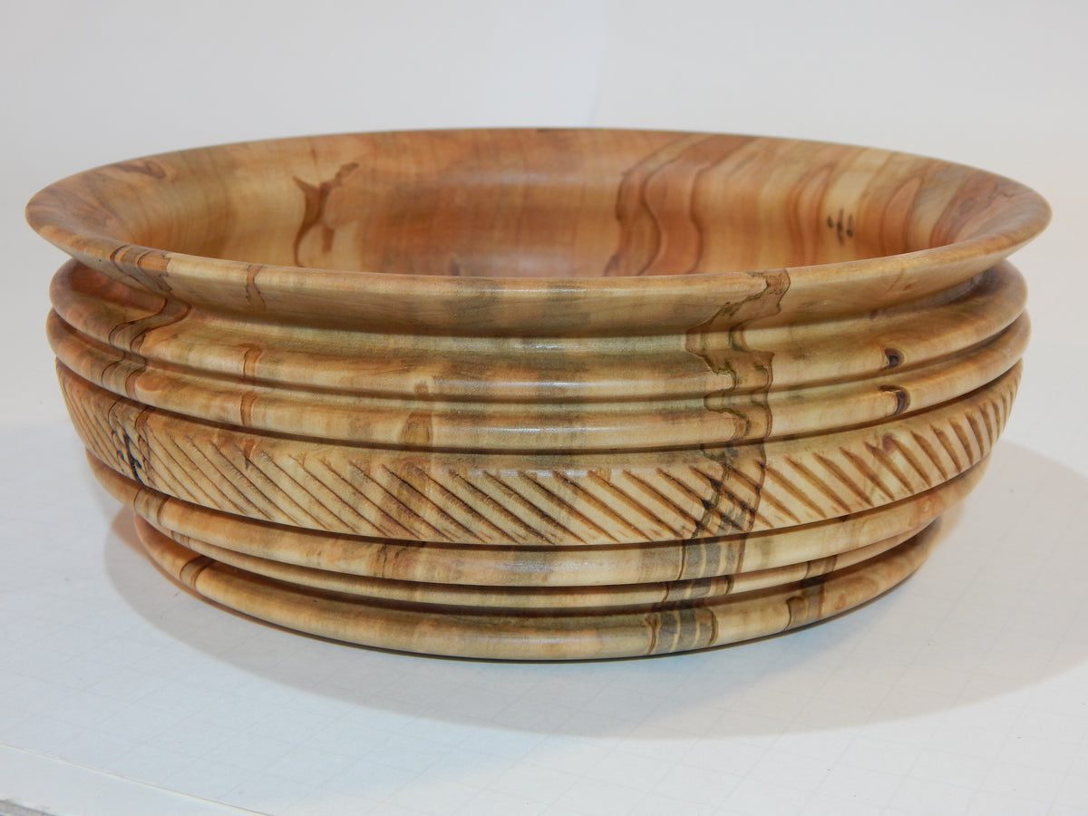 Maple Bowl, Handmade Lathe Turned Box, Artisan Crafted