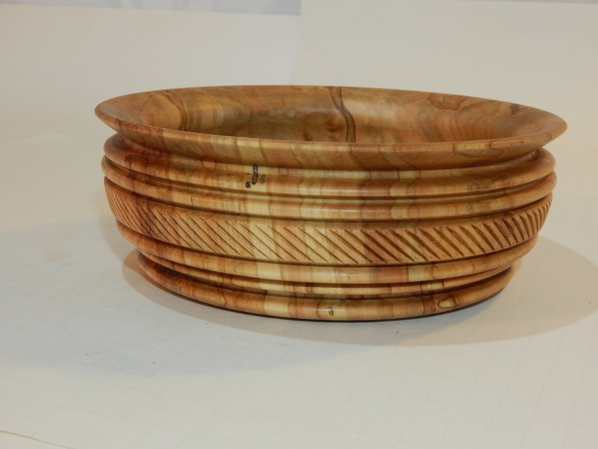 Maple Bowl, Handmade Lathe Turned Box, Artisan Crafted