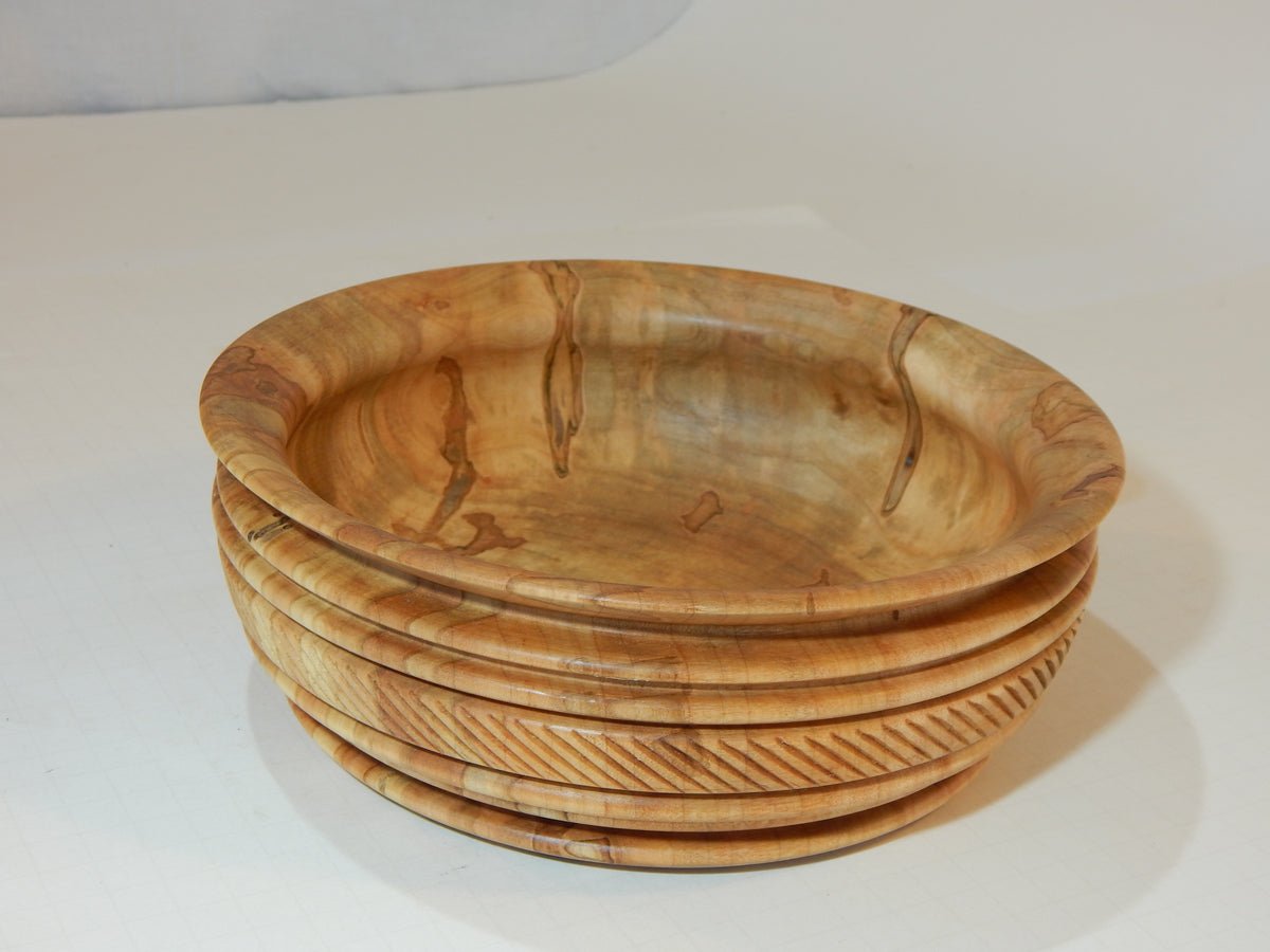 Maple Bowl, Handmade Lathe Turned Box, Artisan Crafted