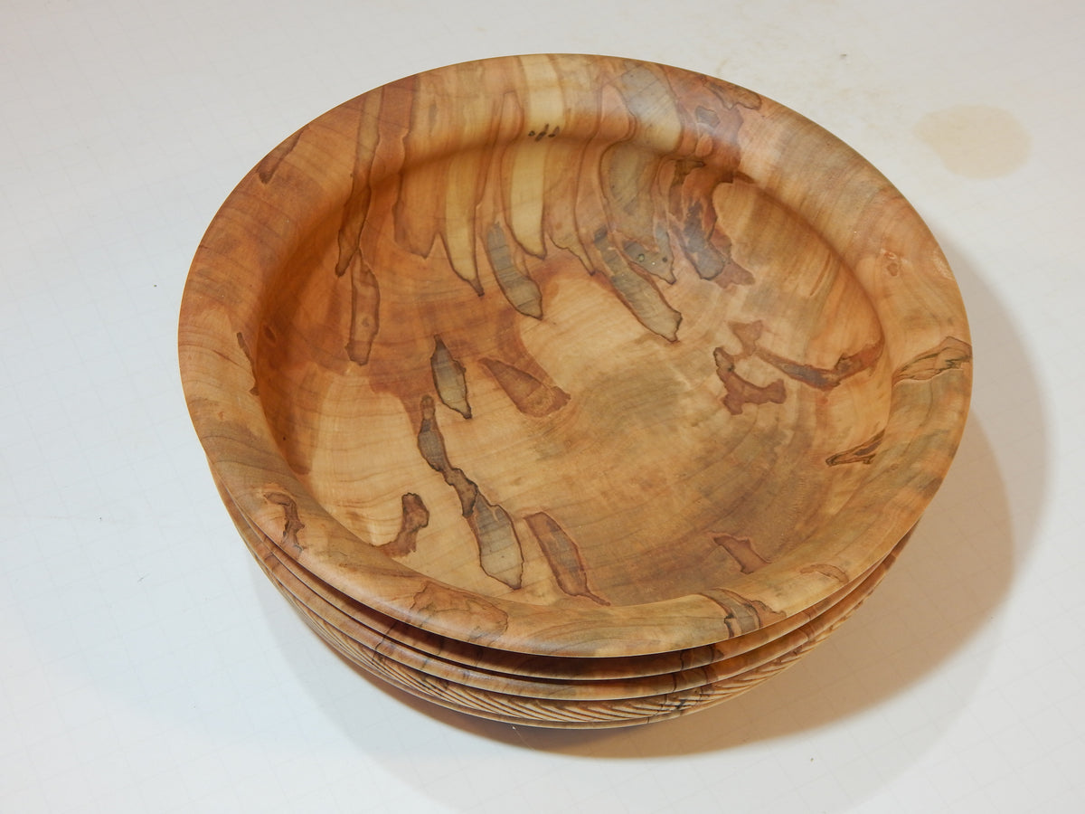 Maple Bowl, Handmade Lathe Turned Box, Artisan Crafted