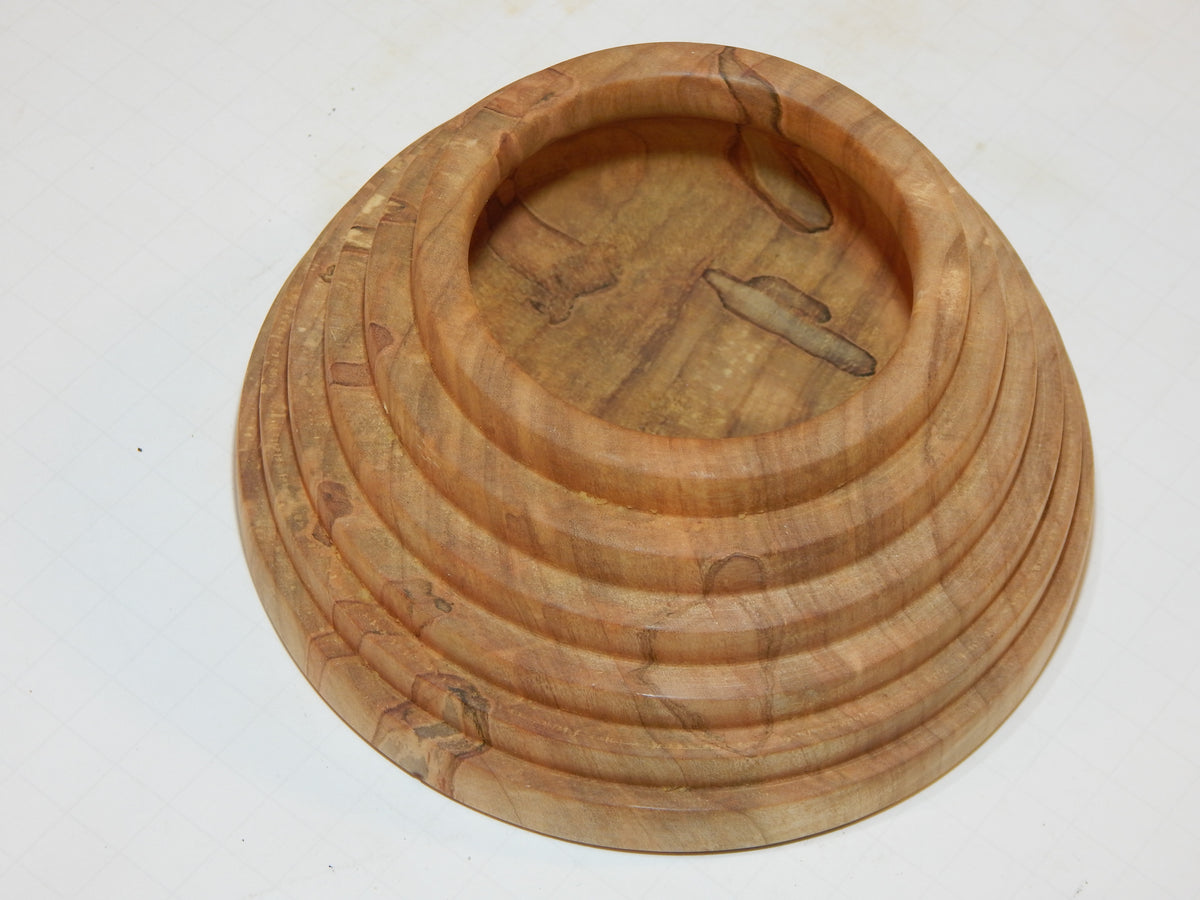 Maple Bowl, Handmade Lathe Turned, Artisan Crafted
