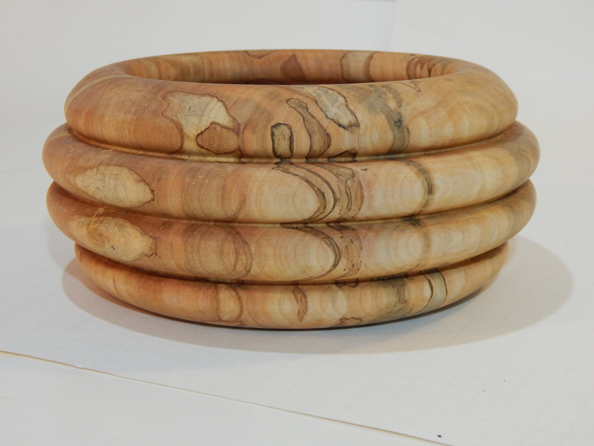 Maple Bowl, Handmade Lathe Turned, Artisan Crafted