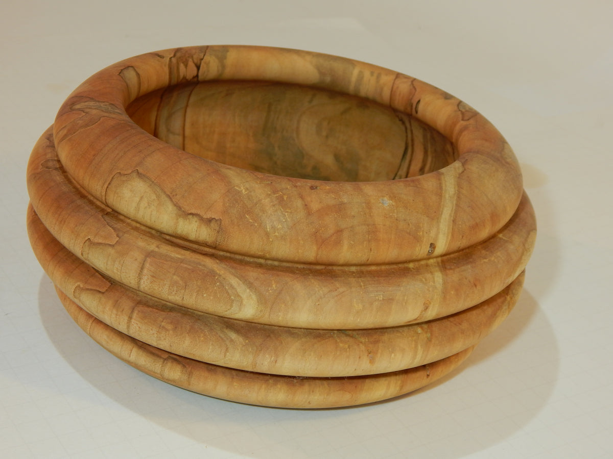 Maple Bowl, Handmade Lathe Turned, Artisan Crafted