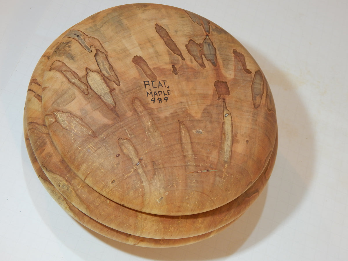 Maple Bowl, Handmade Lathe Turned, Artisan Crafted