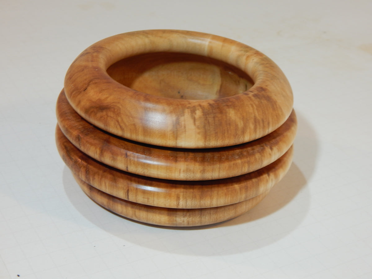 Maple Bowl, Handmade Lathe Turned, Artisan Crafted