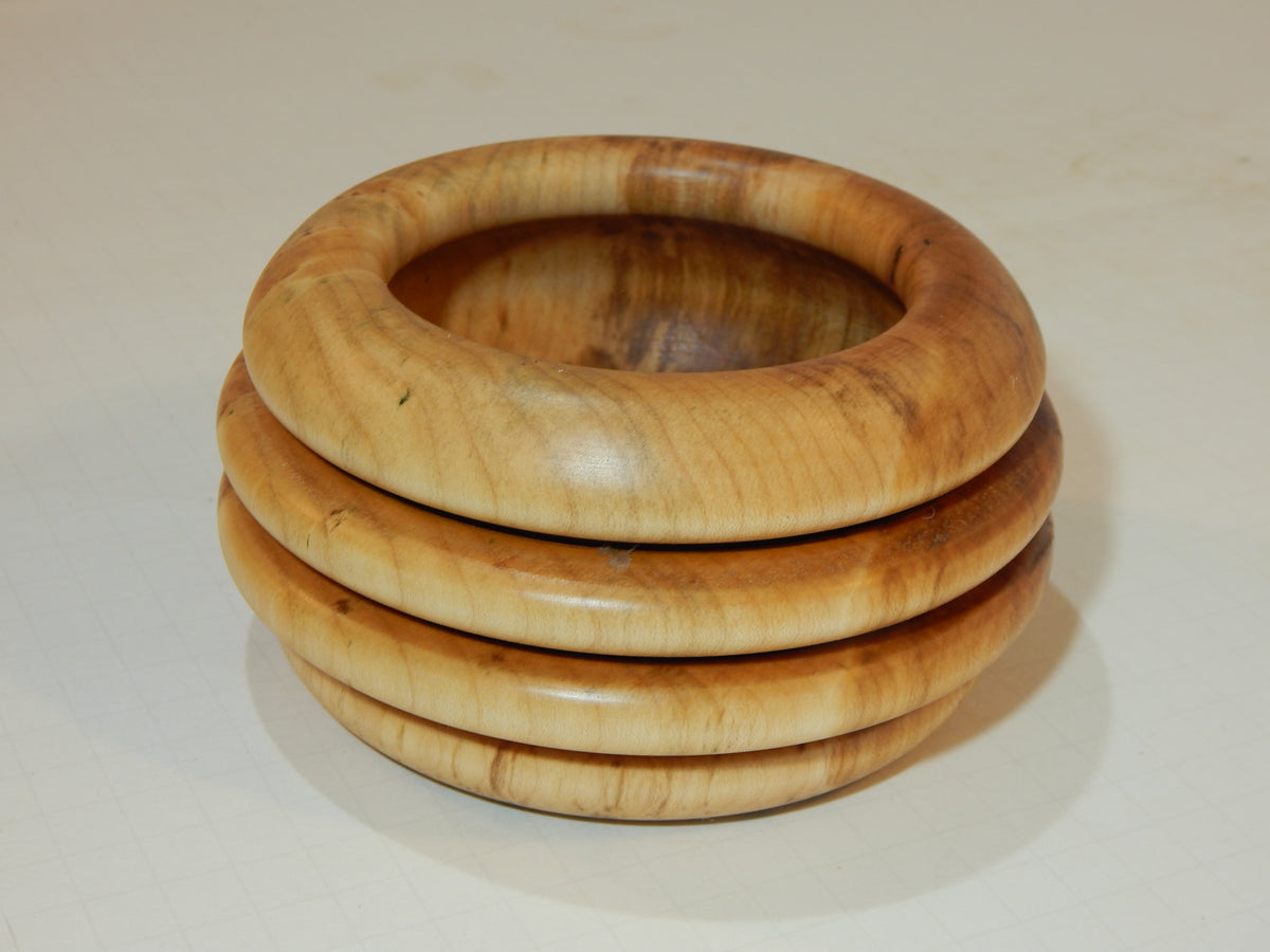 Maple Bowl, Handmade Lathe Turned, Artisan Crafted