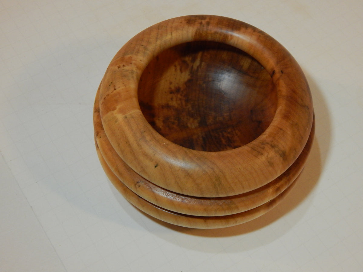 Maple Bowl, Handmade Lathe Turned, Artisan Crafted
