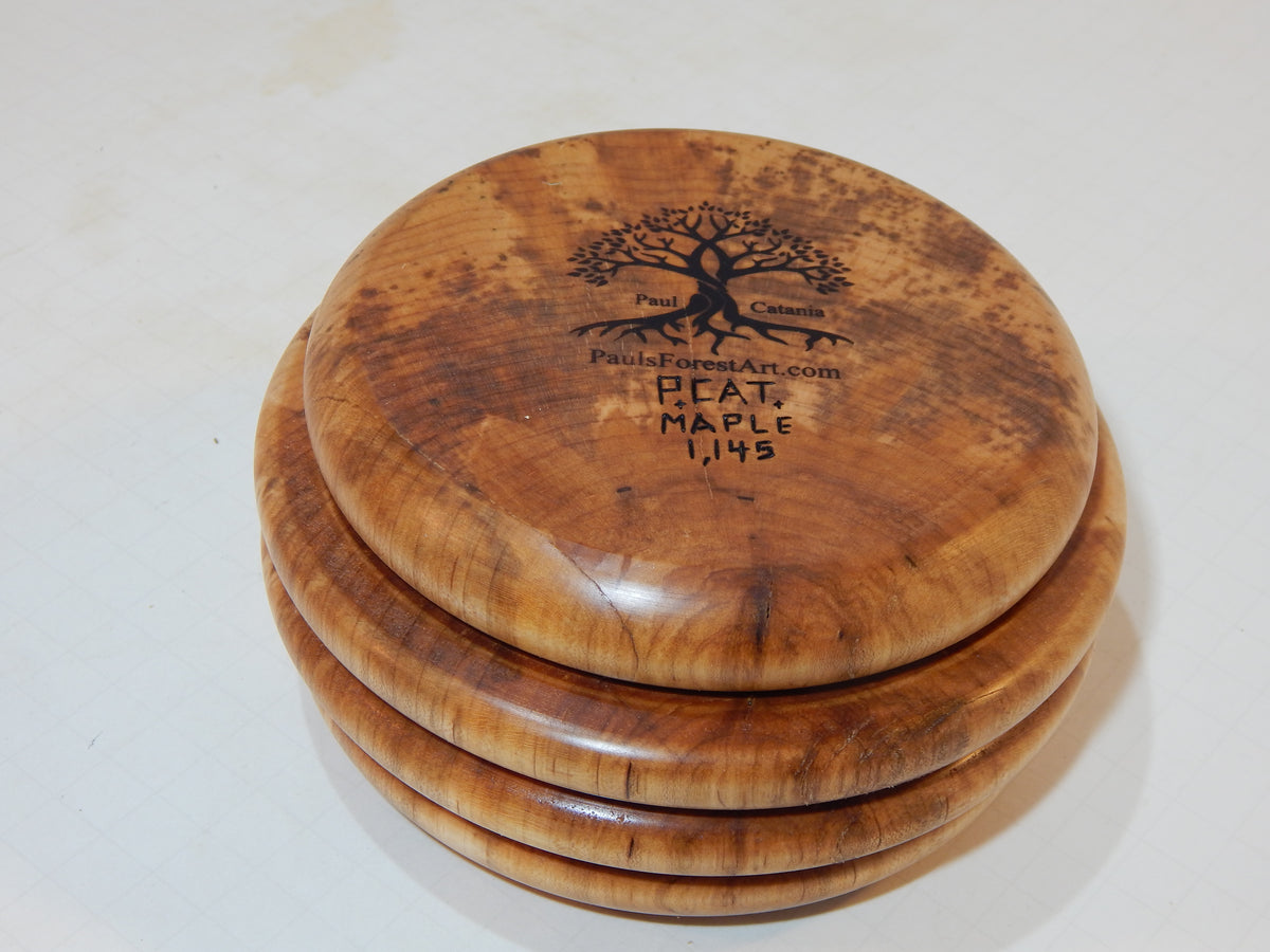 Maple Bowl, Handmade Lathe Turned, Artisan Crafted
