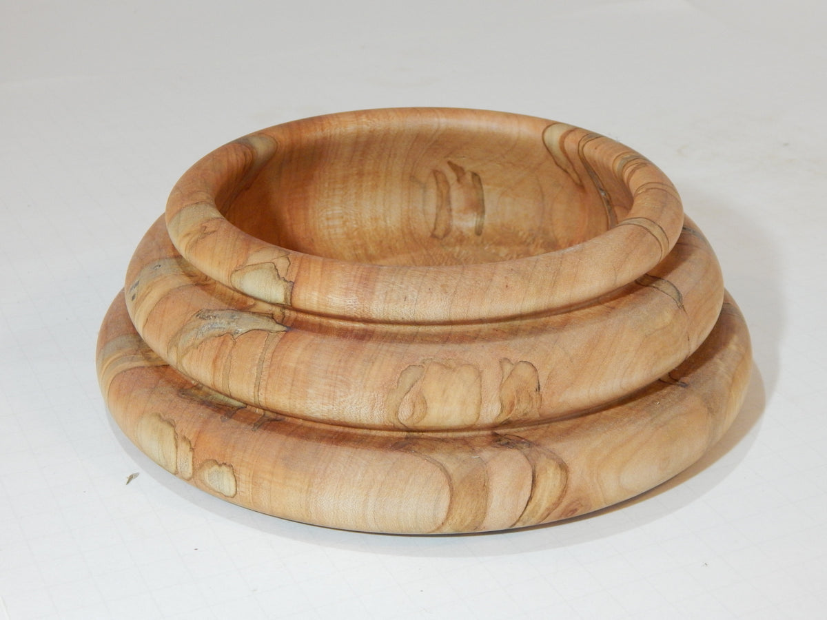Maple Bowl, Handmade Lathe Turned, Artisan Crafted