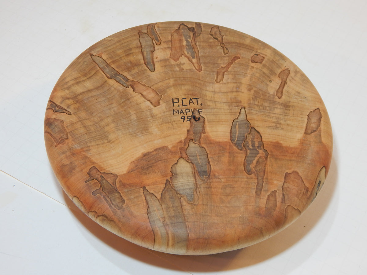 Maple Bowl, Handmade Lathe Turned, Artisan Crafted