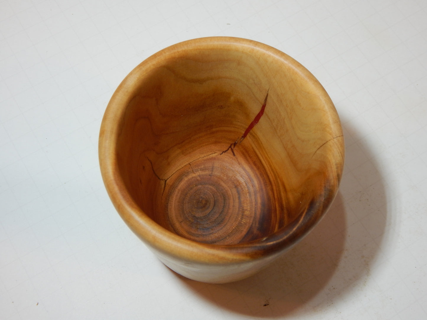 Wild Cherry Bowl, Handmade Lathe Turned, Artisan Crafted