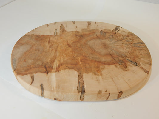 Large Ambrosia Maple Crosscut End Grain Charcuterie / Cutting Board