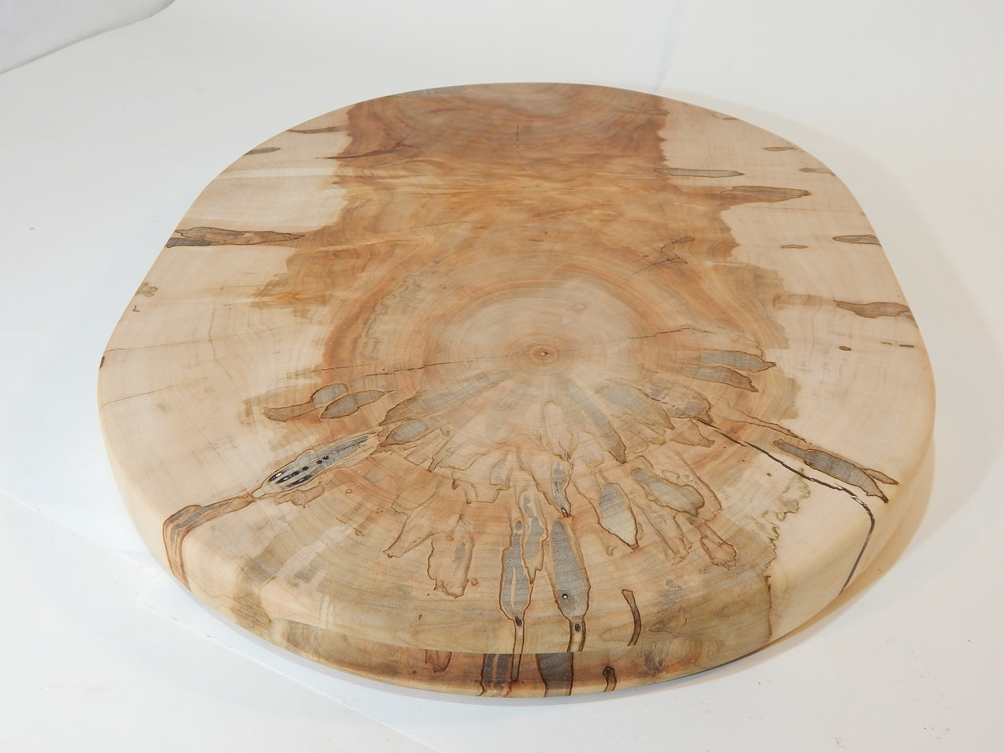 Large Ambrosia Maple Crosscut End Grain Charcuterie / Cutting Board