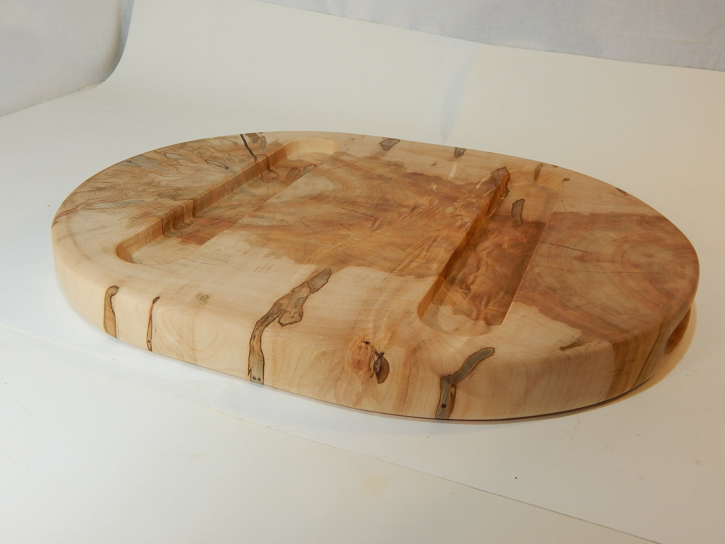 Large Ambrosia Maple Crosscut End Grain Charcuterie / Cutting Board