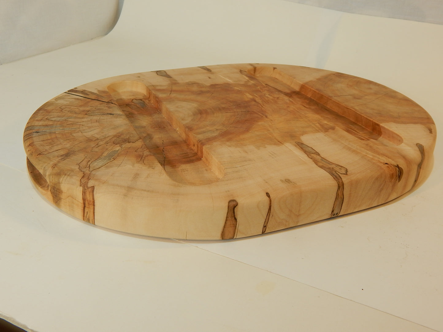 Large Ambrosia Maple Crosscut End Grain Charcuterie / Cutting Board